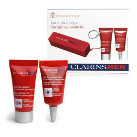 【マラソン期間限定！ポイント10倍】クラランス メンズスキンケア セット（ノベルティ機器付き）CLARINS MENS SKINCARE WIHT A BACK UP PHONE CHARGER 化粧ポーチ ブランド