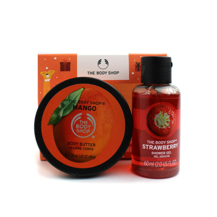 楽天市場 ザ ボディショップ マンゴー ストロベリー デュオ The Body Shop Mango Strawberry Gift Set 3f T1 コフレ セット アクアブーケ楽天市場店