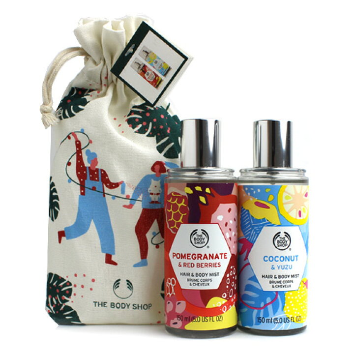 楽天市場 ポイント10倍 ザ ボディショップ ヘア ボディミスト 2点セット 150ml The Body Shop Hair Body Mist Little Gift Sack 3f T4 コフレ セット アクアブーケ楽天市場店