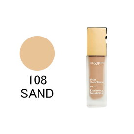 ＼6/4~P5倍+500円クーポン発行中／クラランス ラスティング リキッドファンデーション SPF15 30ml ( 108 SAND ) CLARINS EVERLASTING FOUNDATION+