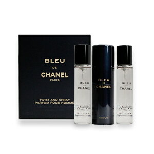 �V���l�� �u���[�h�D�V���l�� �p���t�@�� �g���x�� �X�v���C �{��20ml+���t�B��20ml×2 CHANEL BLEU DE CHANEL PARFUM TWIST �� SPRAY [3F-C8] [upa]�t ��̓� ���j��