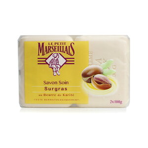  veB }ZC T[OX \[v VAo^[ Ό 2X100g LE PETIT MARSEILLAIS SURGRAS SOIN SOAP SHEA [3F-L4] [nwu]