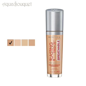  XeBO tBjbV u[X t@f[V 30ml i` x[W ( 400 NATURAL BEIGE ) RIMMEL LASTING FINISH BREATHABLE FOUNDATION [um6]