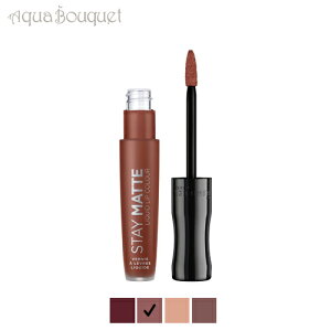�������� �X�e�C �}�b�g ���L�b�h ���b�v�J���[ 5,5 ml ���u �o�C�g ( 725 LOVE BITE ) RIMMEL STAY MATTE LIQUID LIP COLOUR [3835] [h1d]�ėp �u�₩ ������