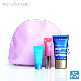 【4/1限定ポイント最大13倍！】クラランス Mアクティブ＆リップパーフェクター（ ピンクポーチ付き）CLARINS M-ACTIVE＆ LIP ＆ POUCH SET [9885]ブランド コスメ ギフト