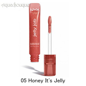 �j�b�N�X �W�F���[ �W���u ���b�v�O���X 05 ( �n�j�[ �C�b�c �W�F���[ ) 8ml NYX PROFESSIONAL MAKEUP JELLY JOB LIPGLOSS # HONEY IT'S JELLY [2bl]�t �V���� ���j��