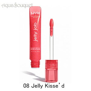 �j�b�N�X �W�F���[ �W���u ���b�v�O���X 08 ( �W�F���[ �L�X�h ) 8ml NYX PROFESSIONAL MAKEUP JELLY JOB LIPGLOSS # JELLY KISS'D [4ok]�t �V���� ���j��