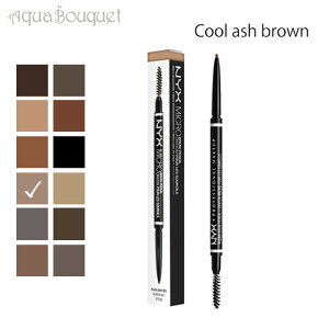 �j�b�N�X �}�C�N�� �u���E �y���V�� �N�[�� �A�b�V�� �u���E�� ( COOL ASH BROWN ) 0,5g NYX PROFESSIONAL MAKEUP MICRO BROW PENCIL [06p]�~ �o�����^�C������ ���j��