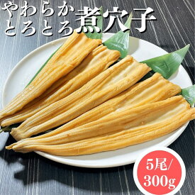 【3個ご購入で1000円OFF】 活〆やわらか 煮穴子 300g 5尾入 約25cm 冷凍品 敬老の日 真穴子 煮込穴子 煮込み穴子 煮アナゴ 煮あなご 活け締め 煮込アナゴ 煮込あなご 伝助 真穴子煮 活けじめ 父の日