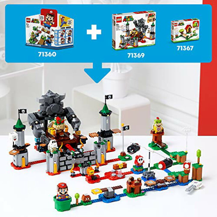 楽天市場】レゴ(LEGO) スーパーマリオ けっせんクッパ城！ チャレンジ 