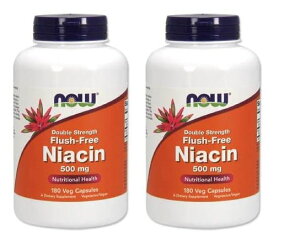 2�Z�b�gNOW Niacinamide 500 mg �t���b�V���t���[�i�C�A�V�� 500mg 180��