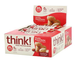 THINK THIN ハイプロテインバー(60g)チャンキーピーナッツバター　10本