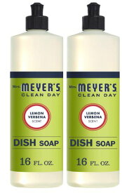 2個セット　ミセスマイヤーズ クリーンデイ(Mrs.Meyers Clean Day) 食器用洗剤 レモンバーベナの香り 473ml 16oz