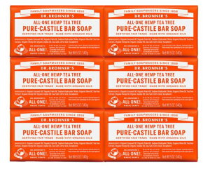6Zbg@hN^[ui[ }WbN\[v Pure-Castile Bar Soap 5 oz ΌsAJXeB[@Tea Tree