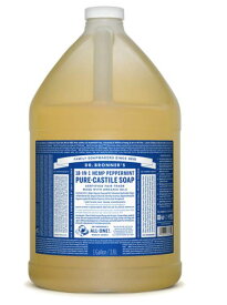 2個セット　特大!　詰め替え用　Dr. Bronner's Pure-Castile Soap ペパーミント　128 fl.oz リキッドタイプ　ドクターブロナー　マジックソープ