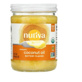 Nutiva オーガニック　ココナッツオイル　バター味　414
