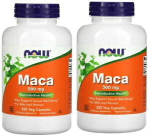 2�Z�b�gNOW �}�J Maca (500mg) 250 vcaps�׃W�J�v�Z��