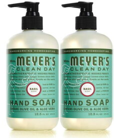 2個セット　ミセスマイヤーズ ハンドソープ(Mrs.Meyers Hand Soap) 　バジル 12.5fl oz