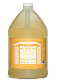 特大!　詰め替え用　Dr. Bronner's Pure-Castile Soap シトラス　128 fl.oz リキッドタイプ　ドクターブロナー　マジックソープ　62957