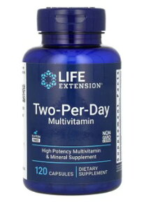 Life Extension �@Two-Per-Day�@�c�[�p�[�f�C Multivitamin 120 �J�v�Z��