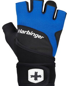 Harbinger Xgbvg[jOObv@O[uTraining Grip Glove Black/Blue (M)