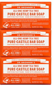 3Zbg@hN^[ui[ }WbN\[v Pure-Castile Bar Soap 5 oz ΌsAJXeB[@Tea Tree