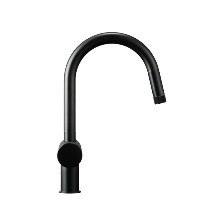 JPK61803　グローエ GROHE　浄水器一体型シングルレバーキッチン混合栓(ヘッド引出タイプ)　ベルベットブラック オープンキッチンのイメージを一新する？水栓金具の交換 | SMALL SPACES: 狭くても快適に 