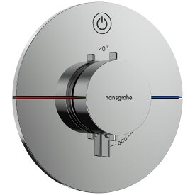 15553000　ハンスグローエ Hansgrohe　シャワーセレクトコンフォートS　シャワーサーモスタット埋込式混合水栓　1アウトレット φ155（化粧部）（クロム）