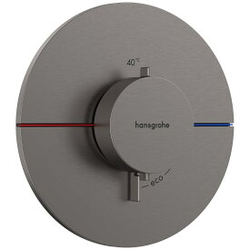15559340　ハンスグローエ Hansgrohe　シャワーセレクトコンフォートS　シャワーサーモスタット埋込式　φ155（化粧部）（ブラッシュドブラッククロム）