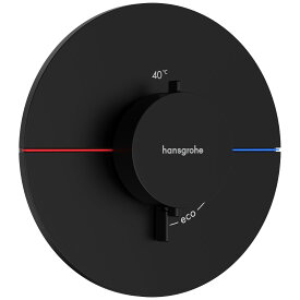 15559670　ハンスグローエ Hansgrohe　シャワーセレクトコンフォートS　シャワーサーモスタット埋込式　φ155（化粧部）（マットブラック）