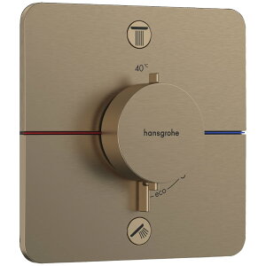 15583140 ハンスグローエ Hansgrohe シャワーセレクトコンフォートQ シャワーサーモスタット埋込式混合水栓 2アウトレット 155/155(化粧部)(ブラッシュドブロンズ)