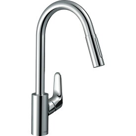 31815004　ハンスグローエ Hansgrohe　フォーカス M41　シングルレバーキッチン混合水栓　引出式 ハイスパウト 240（シャワー切替）