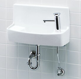 YL-A74PC　YL-A74PA　YL-A74PD　YL-A74PB　LIXIL　INAX　壁付手洗器（プッシュ式セルフストップ水栓）アクアセラミック仕様　（注1週）