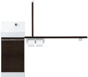 YL-DA83STW15E LIXIL INAX トイレ手洗 コフレル ワイド(壁付)手すりカウンターキャビネットタイプ 間口1500サイズ 温水自動水栓