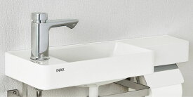 L-D102LB　LIXIL　INAX　オールインワン手洗　バックパネルなし　一般地　左仕様　床給水・床排水（Sトラップ）
