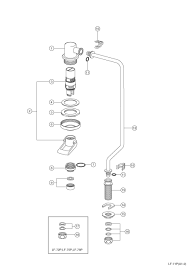 LF-72P　LIXIL　INAX　プッシュ式水栓部（AWL-72P系用）