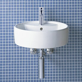 YL-A543TB(C)　YL-A543TNB(C)　LIXIL　INAX　サティス洗面器(YL-543タイプ)　単水栓　床給水・床排水（Sトラップ）