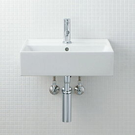 YL-A555TB(C)　YL-A555TNB(C)　LIXIL　INAX　サティス洗面器(YL-555タイプ)　単水栓　床給水・床排水（Sトラップ）