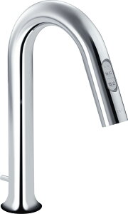 AM-313TV1 LIXIL INAX 洗面器・手洗器用自動水栓 オートマージュグースネックタイプ 手動・湯水切替スイッチ付 排水栓あり