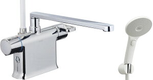 BF-WM646TSJM(300) LIXIL INAX サーモスタット付シャワーバス水栓(デッキタイプ)エコアクアスイッチシャワー クロマーレS (受注約2週)