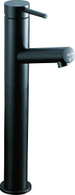 LF-E02H/SAB　LIXIL　INAX　シングルレバー単水栓（排水栓なし）　カウンター取付専用タイプ　黒クロムめっき　（受注約2週）