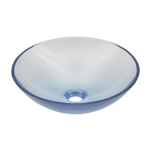 493-263-B カクダイ 透明手洗器(タンザナイト) 硝(しょう)