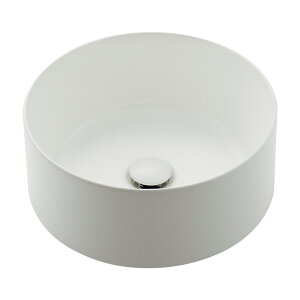 LY-493237-W カクダイ 丸型洗面器(マットホワイト) Olympia(オリンピア)