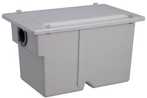 前澤化成工業FRP製グリーストラップ小容量床置き型(容量20L)ターンロック式GT-20FT【GT-20FP後継品】