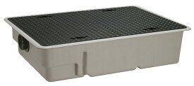 GT-XL40P（人荷重鉄蓋）　前澤化成工業　FRP製グリーストラップ　パイプ流入超浅型（容量40L）　【GT-503PL後継品】