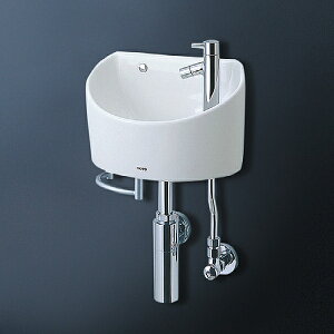 LSH90BAP LSH90BAPT TOTO 壁掛手洗器(丸形) 立水栓(ボトルトラップ・壁給水・壁排水)