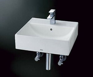 L710C + TLG02302JA TOTO 角形洗面器(壁掛)セット シングル混合水栓