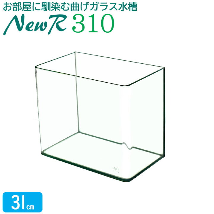 楽天市場】水槽 31cm ガラス水槽【31×18×26cm 13L】ニューアール310 