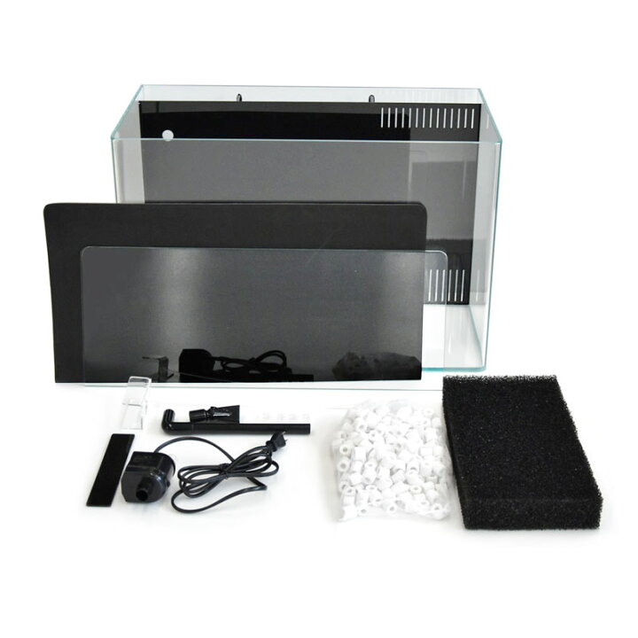 楽天市場】水槽 60cm 背面ろ過水槽【60×30×40cm 52L】スプリング R600 