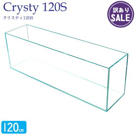 【訳あり】水槽 120cm ガラス水槽【120×30×40cm 130L】クリスティ120S アクアシステム 水槽 ガラス 蓋付き ガラスフタ 蓋受け 保護マット付き ガラス厚 10mm 熱帯魚 金魚 メダカ 水草 レイアウト 超透明 クリアガラス オールガラス シンプル アクアリウム【アウトレット】